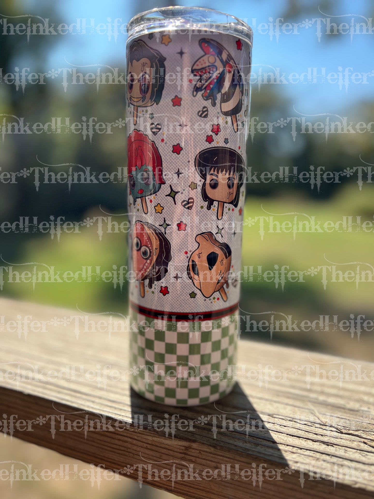 “Beetlejuice Popsicle” 20oz Halloween Tumbler