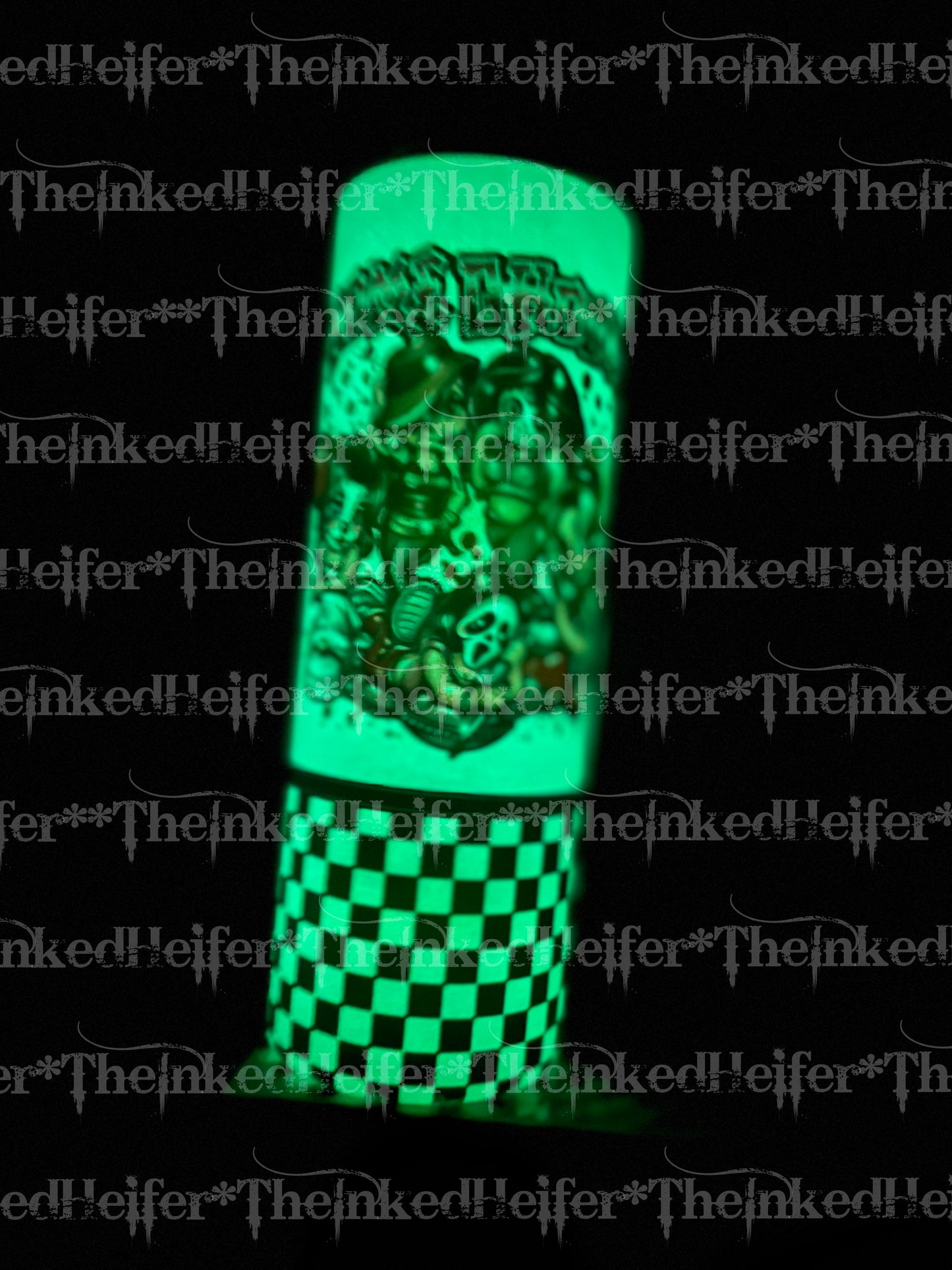 “Home Ghouls” 20oz Glow-in-the-Dark Tumbler