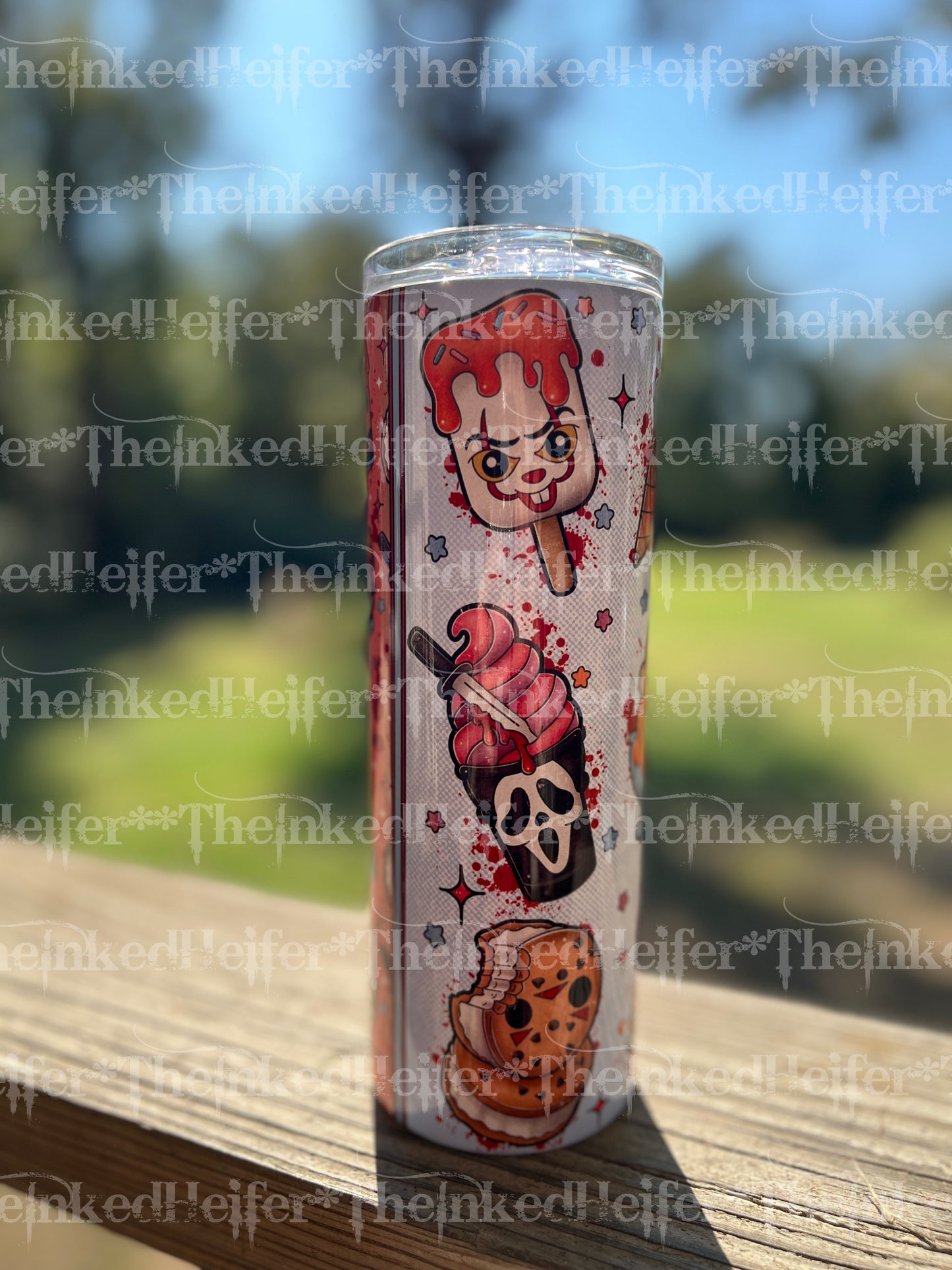 “Scream for Ice Cream” 20oz Monster Halloween Tumbler