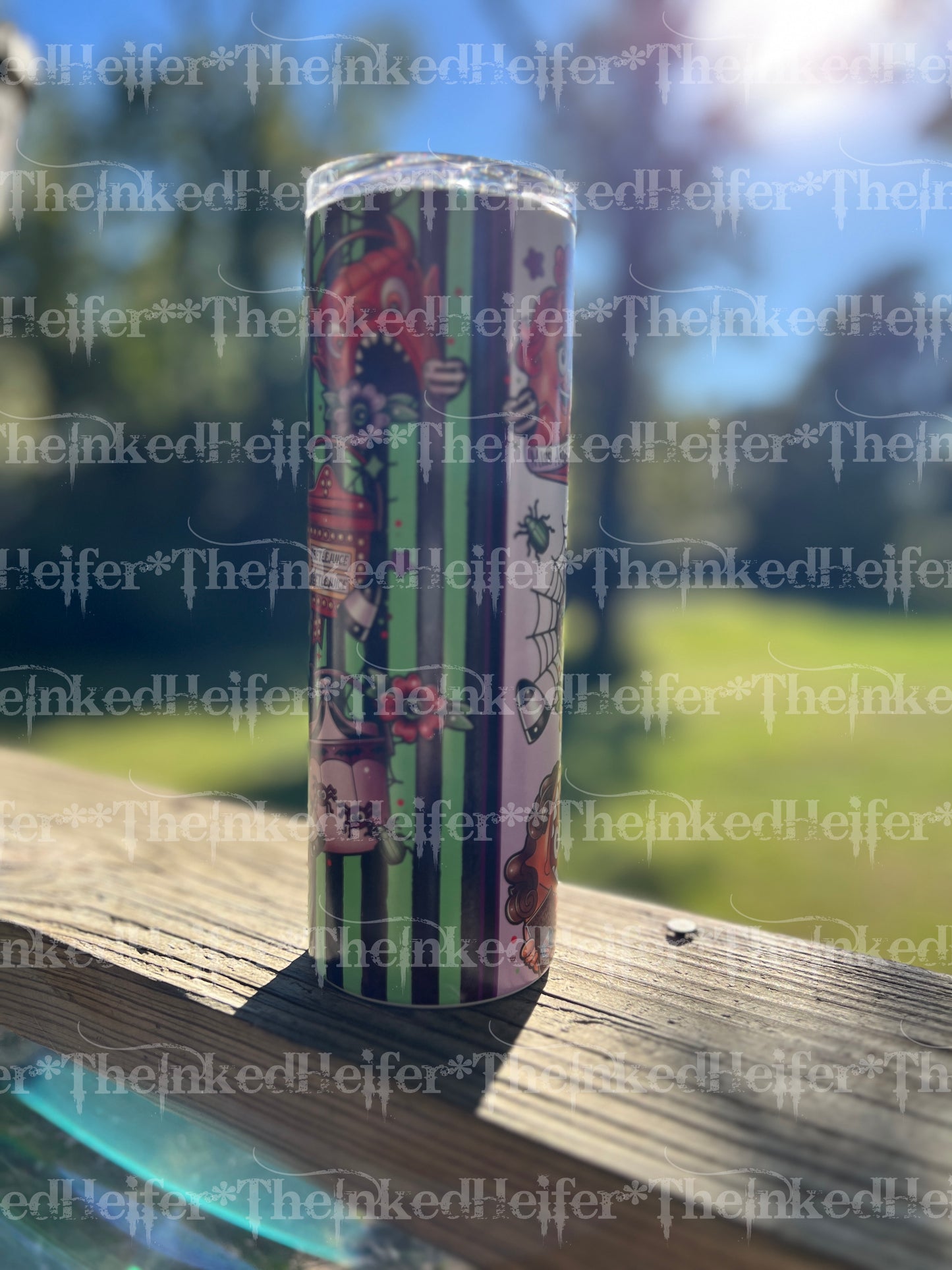 “Beetle Nuggets” 20oz Glow-in-the-Dark Beetlejuice Nuggies Tumbler