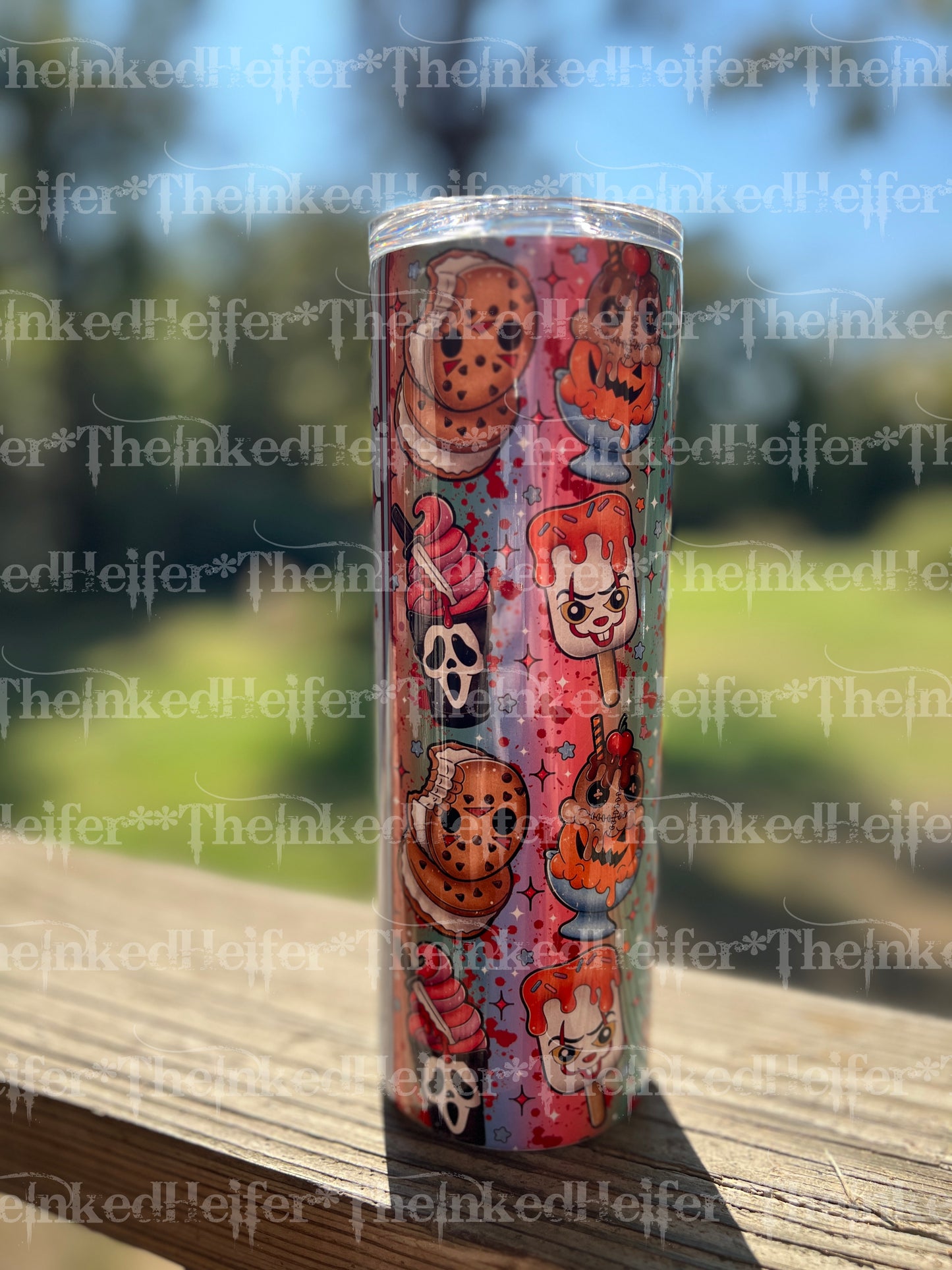 “Scream for Ice Cream” 20oz Monster Halloween Tumbler