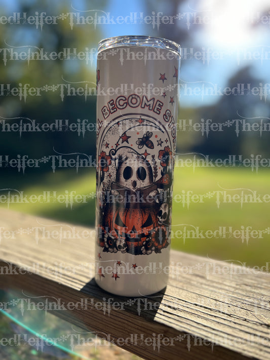 “Ghost Stories” 20oz Glow-in -the-Dark Tumbler