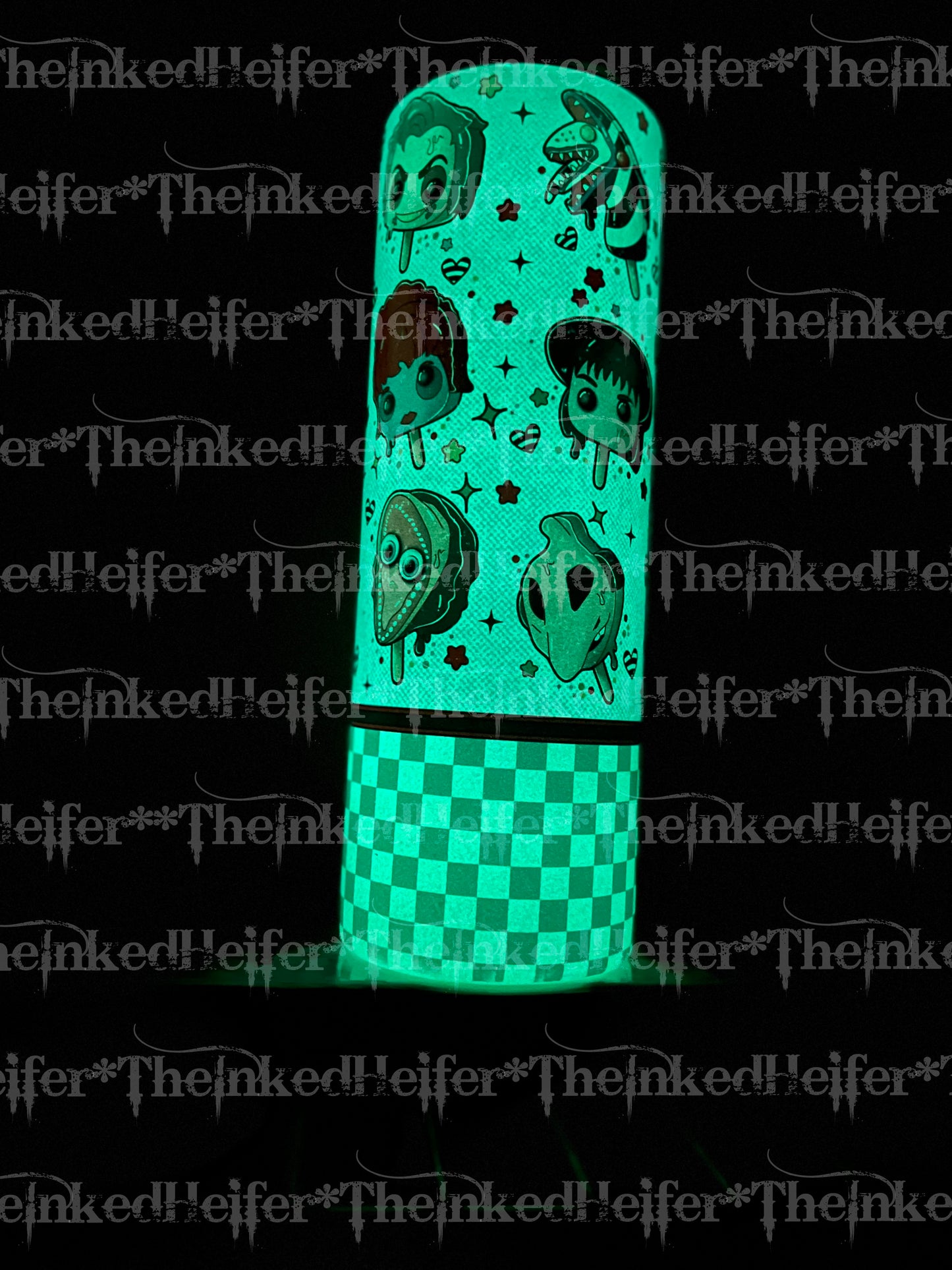 “Beetle Popsicle” 20oz Glow-in-the-Dark Beetlejuice Tumbler