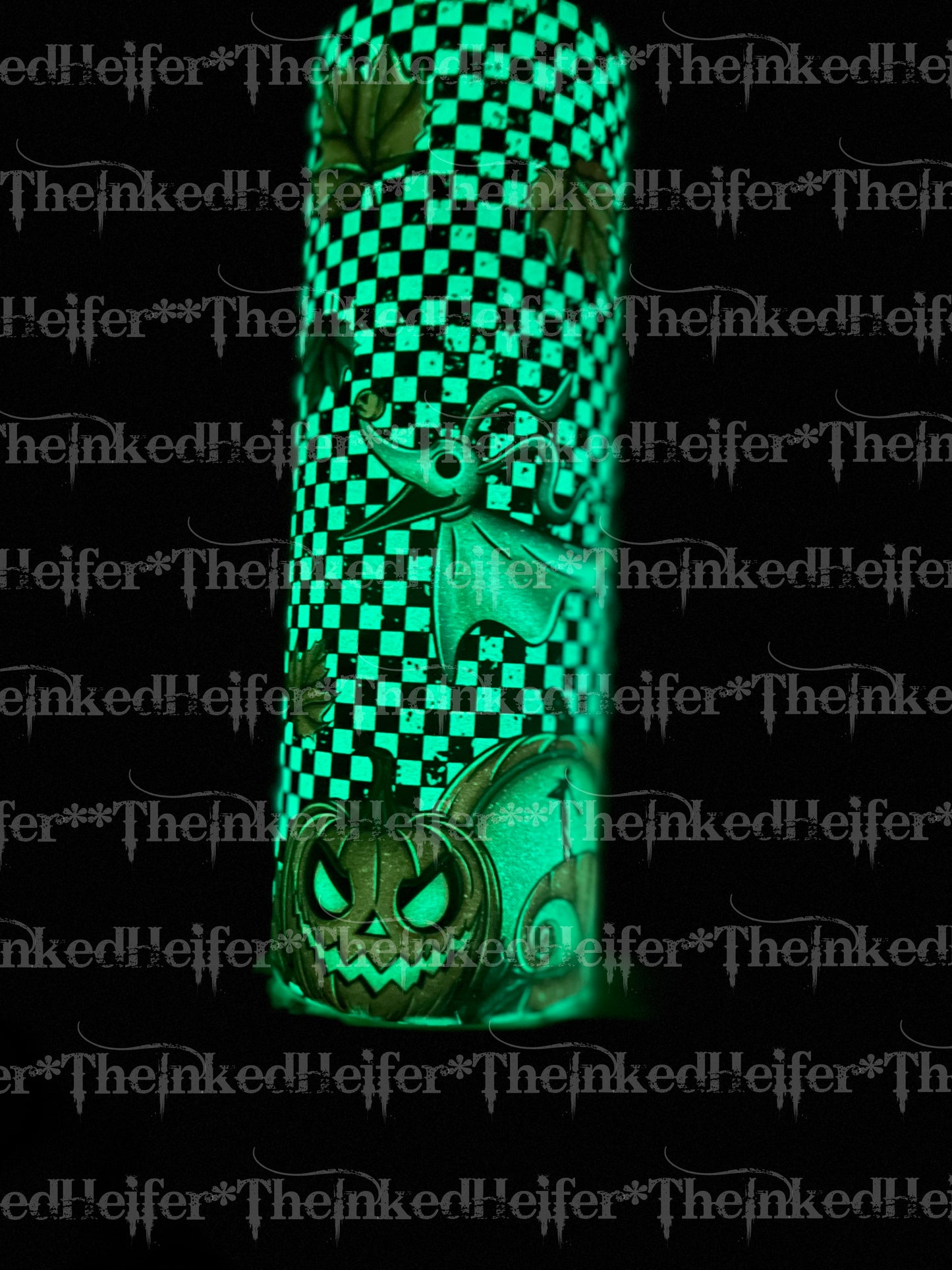 “Oogie Boogie” 20oz Glow-in-the-Dark Tumbler