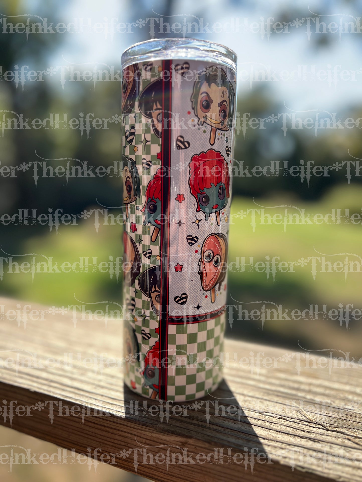 “Beetlejuice Popsicle” 20oz Halloween Tumbler