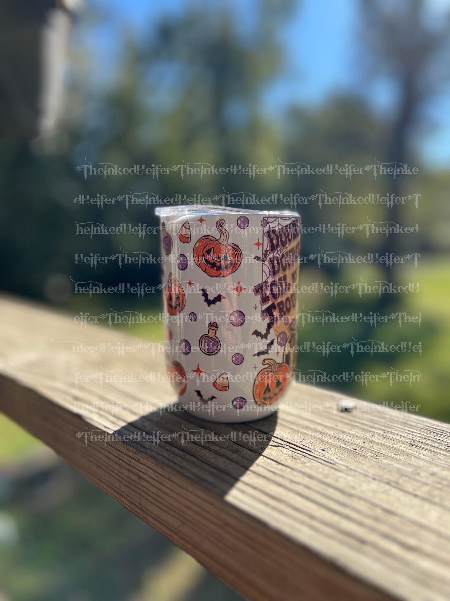 *Oopsie* Halloween Bettie Boop Wine Tumbler