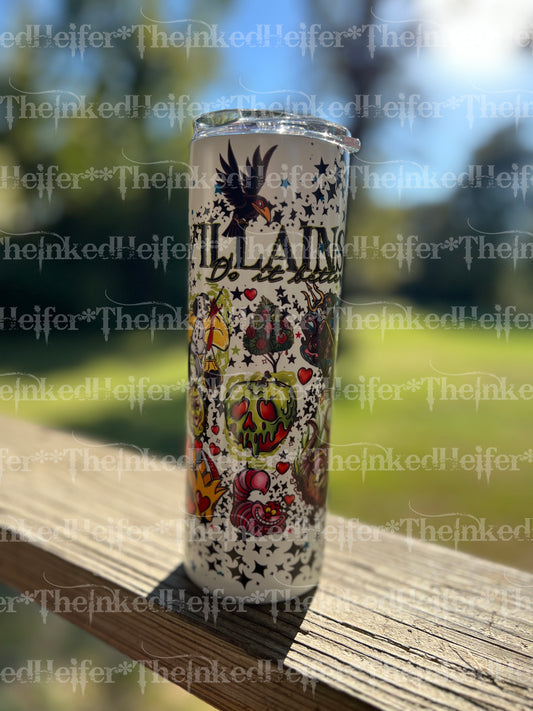 “Villains” 20oz Glow-in-the-Dark Tumbler