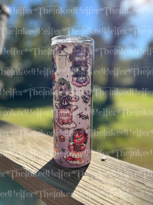 “Beetle Bears” 20oz Glow-in-the-Dark Beetlejuice Tumbler