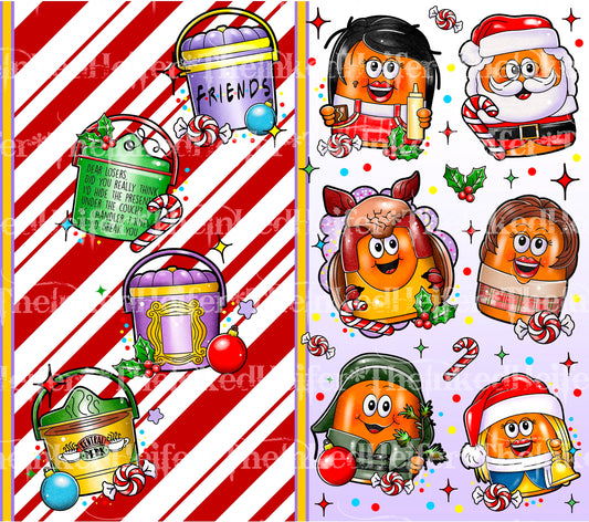 FRIENDS Christmas Nuggies 20oz Tumbler