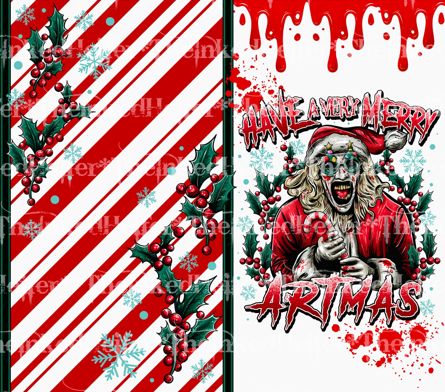 HAVE A VERY MERRY ARTMAS Christmas 20oz Tumbler