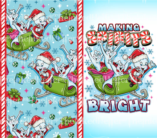 CASPER MAKING SPIRITS BRIGHT Christmas 20oz Tumbler