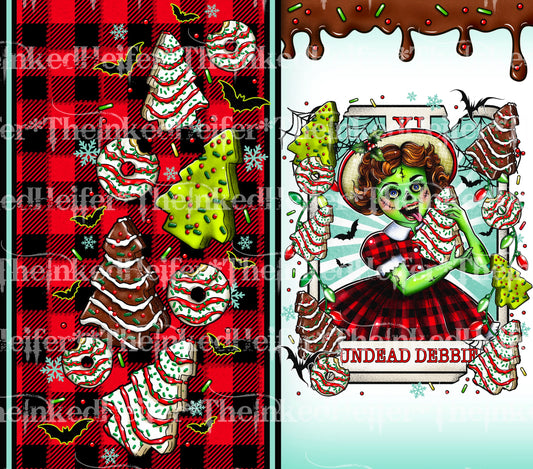 12 days of Christmas "UNDEAD DEBBIE" 20oz Tumbler