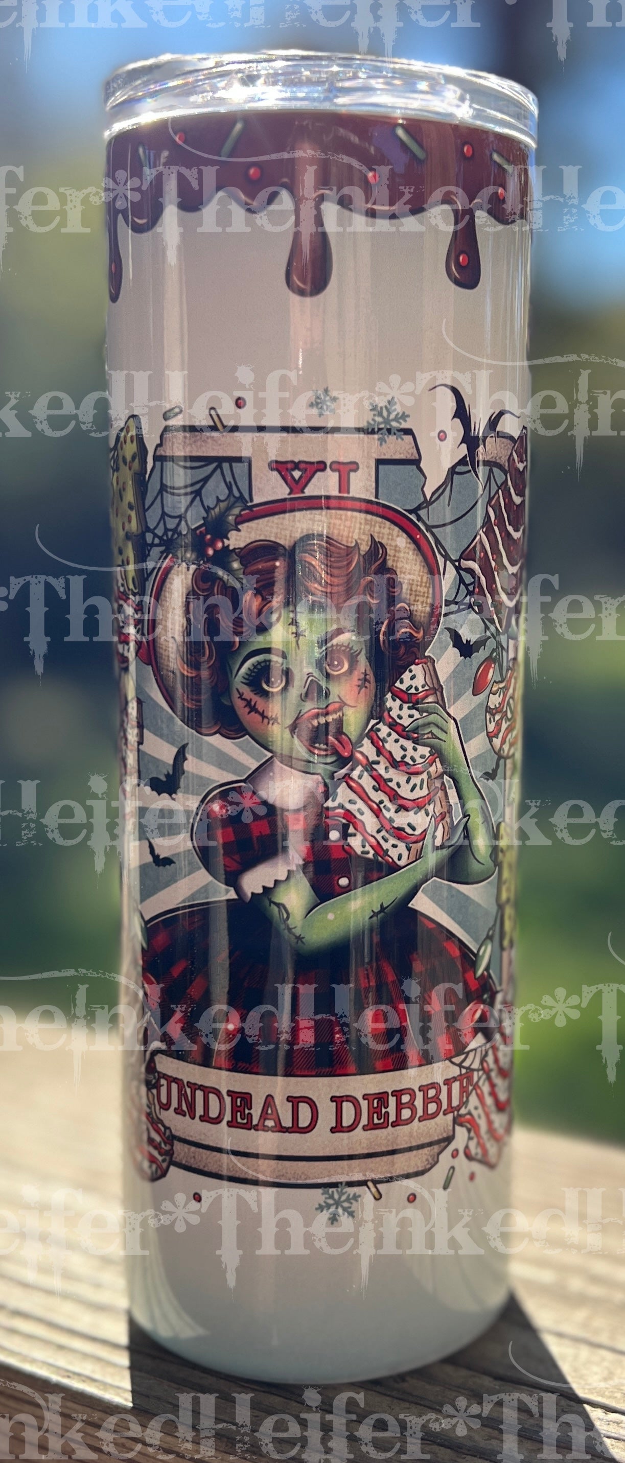 12 days of Christmas "UNDEAD DEBBIE" 20oz Tumbler