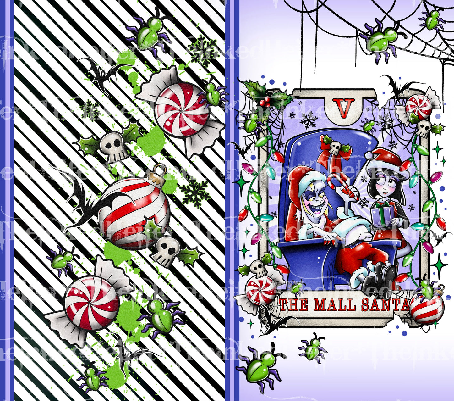 12 days of Christmas "THE MALL SANTA" 20oz Tumbler